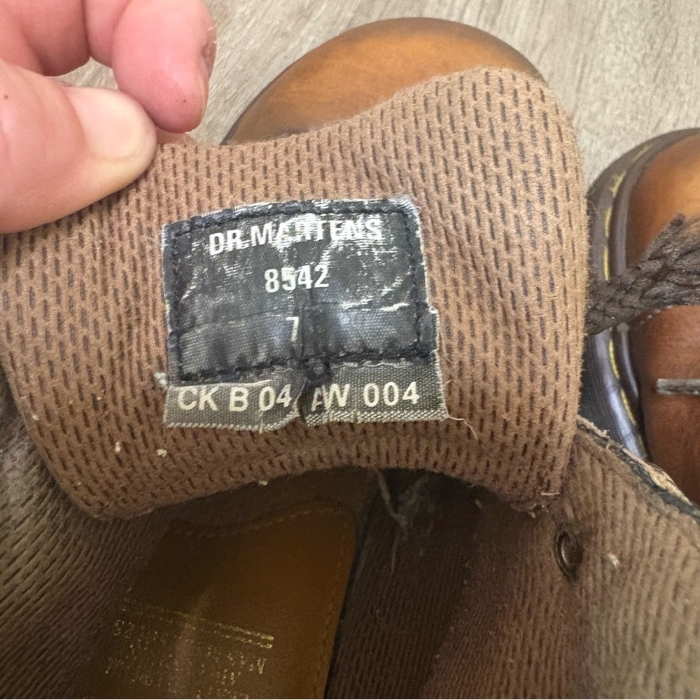 Dr. Martens 8542 Made in England Brown Leather Oxford Shoes Men’s Size 7 Wmns 9 - Picture 7 of 11